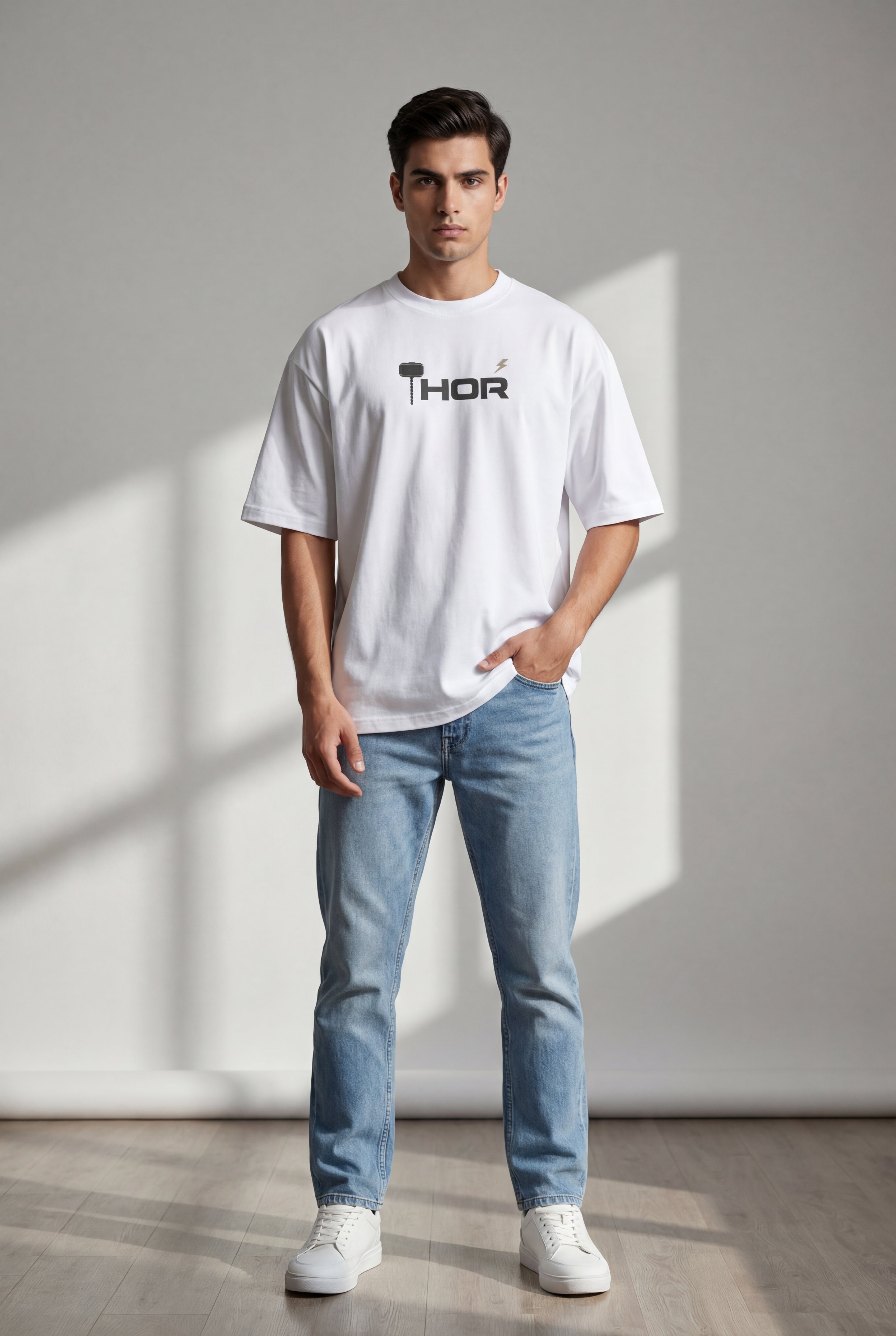 Thor Oversized Printed Tee